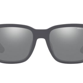 Armani Exchange AX4112SU Universal Fit Dikdörtgen Mat Gri Aynalı Gümüş Polarize Erkek Güneş Gözlüğü