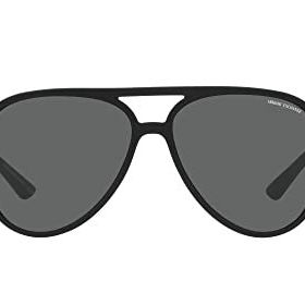 Armani Exchange AX4133S Mat Siyah Koyu Gri Yuvarlak Unisex Güneş Gözlüğü