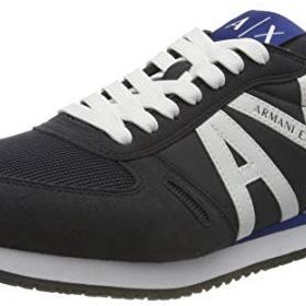 Armani Exchange Micro Suede Multicolor Lacivert Beyaz Erkek Spor Ayakkabı
