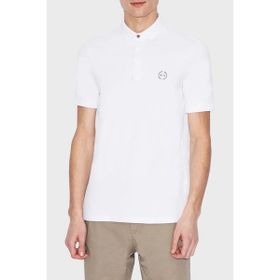 Armani Exchange Polo 8NZF91 ZJ81Z 1100 Beyaz Erkek T-Shirt