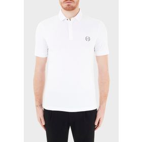 Armani Exchange Polo 8NZF91 ZJ81Z 1100 Beyaz Erkek T-Shirt