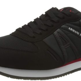 Armani Exchange Rio Side Logo Siyah Erkek Spor Ayakkabı
