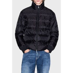 Armani Exchange XM001580 AF16628 UC001 Siyah Dik Yaka Şişme Erkek Mont