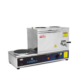 Armeka 20 Litre Çay Kazanı Sanayi Tipi Çaymatik Platin Pleytli Kahveci Kazanı Kahve Ve Çay Ocağı