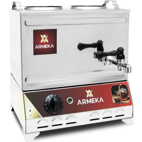 Armeka Gri 15 Litre Sanayi Tipi Çay Kazanı Elektrikli Pleytsiz Çay Ocağı