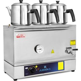 Armeka Platin 40 L Pleytsiz Çay Kazanı Kahveci Kazanı Kahve Ve Çay Ocağı Inox Sanayi Tipi