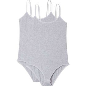 Armin Loretta 2 Adet İp Askılı Kadın Çıtçıtlı Body Gri