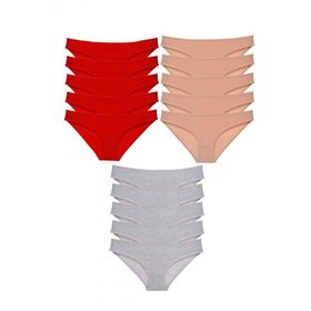 Armin Loretta 513 15 Adet Süper Eko Set Likralı Kadın Slip Külot