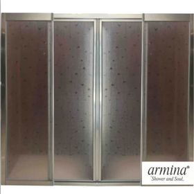 Armina 130x130 5 mm Oval Temperli Cam Duşakabin