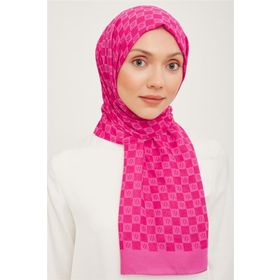 Armine 0018 Fuşya Kadın Trend Ultralıght Şal