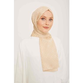 Armine 077-024-08 Haki Krem Baskılı Pamuk Şal