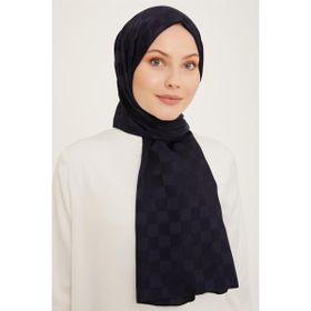Armine 08PL-21183 Lacivert Gri Yazlık Pure Line Şal Serisi Yaz Trend Şal