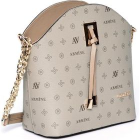 Armine 102 Baskılı Vizon Omuz Askılı Kadın Çanta