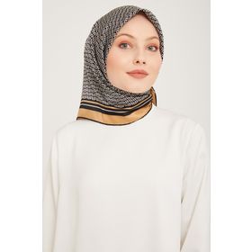 Armine 10D02-64 Leylak Düz Renk Tivil İpek Eşarp