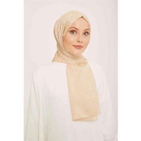 Armine 13-1286 Koyu Krem Şal