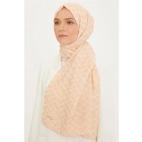 Armine 13-1286 Koyu Krem Şal