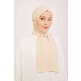 Armine 14-1286 Koyu Krem Şal