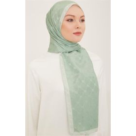 Armine 2-126 Trend Monogram Su Yeşili Şal
