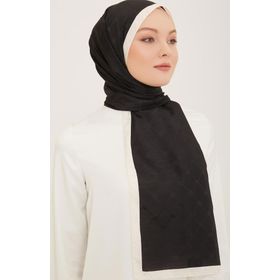 Armine 2-158 Trend Monogram Siyah Şal