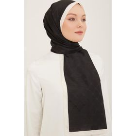 Armine 2-158 Trend Monogram Siyah Şal