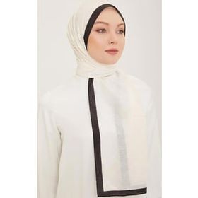Armine 2-159 Trend Monogram Kırık Beyaz Şal