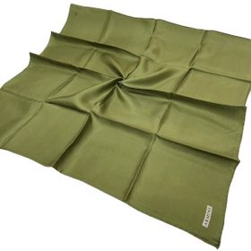 Armine 207 Yeşil Twill Düz İpek Eşarp