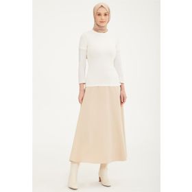 Armine 21KD9037 Ekru Kadın Badi
