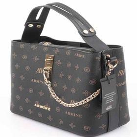 Armine 222 Siyah Baskılı Kadın Çanta
