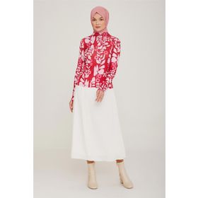 Armine 22K3206 Kırmızı Kadın Badi