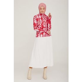 Armine 22K3206 Kırmızı Kadın Badi