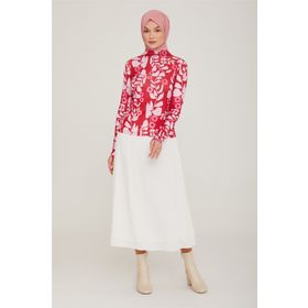Armine 22K3206 Kırmızı Kadın Badi