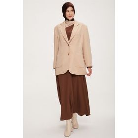 Armine 22K5003 Koyu Bej Kadın Ceket
