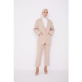 Armine 22K5003 Koyu Bej Kadın Ceket
