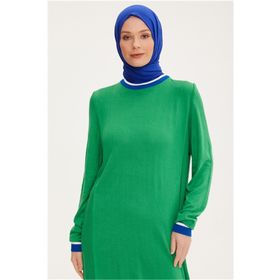 Armine 22KD4243 Çimen Yeşili Kadın Elbise