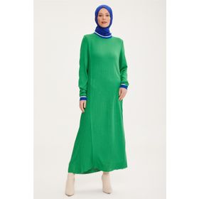 Armine 22KD4243 Çimen Yeşili Kadın Elbise