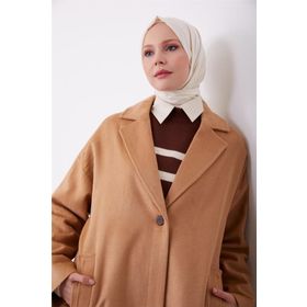 Armine 23K7202 Camel Kadın Kaban