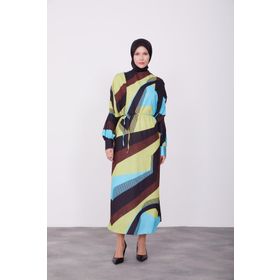 Armine 23K9673 Lime Yeşili Kadın Elbise