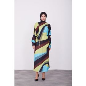 Armine 23K9673 Lime Yeşili Kadın Elbise