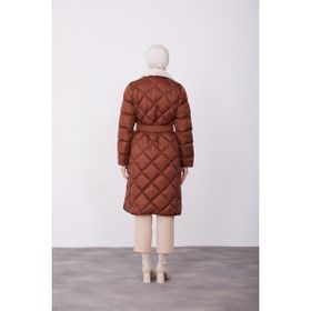 Armine 23KD6405 Kahverengi Kadın Mont