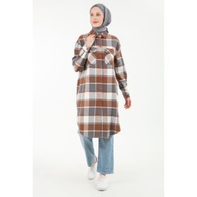 Armine 23KT402 Kiremit Kadın Tunik