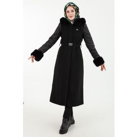 Armine 23kt750 Siyah Kadın Mont