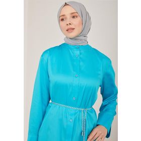 Armine 23Y4502 Aqua Oversize Turkuaz Kadın Tunik