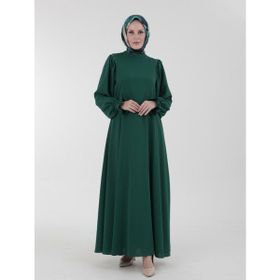 Armine 23YT904 Zümrüt Elbise