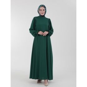 Armine 23YT904 Zümrüt Elbise