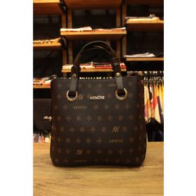 Armine 247 Kahverengi Baskılı Kadın Omuz Çantası