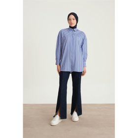 Armine 24Y3505 Mavi Kadın Gömlek