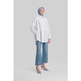 Armine 24Y4014 Beyaz-Beyaz Tunik