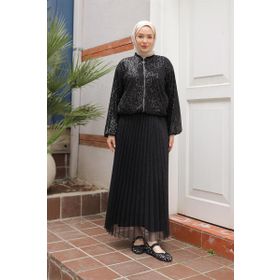 Armine 25YT506 Trend Pul Payet Siyah Abiye Ceket