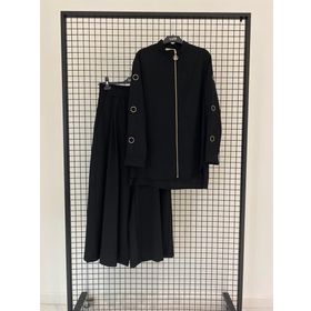 Armine 25YT654 Trend Kolları Halka Detaylı Pantolonlu Siyah 2'li Takım