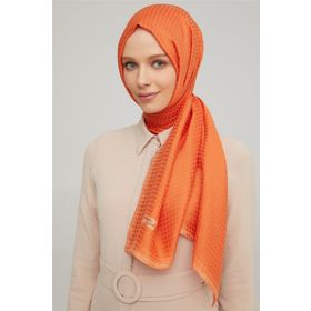 Armine 3 ODR0001084S Turuncu Trend Violet Şal